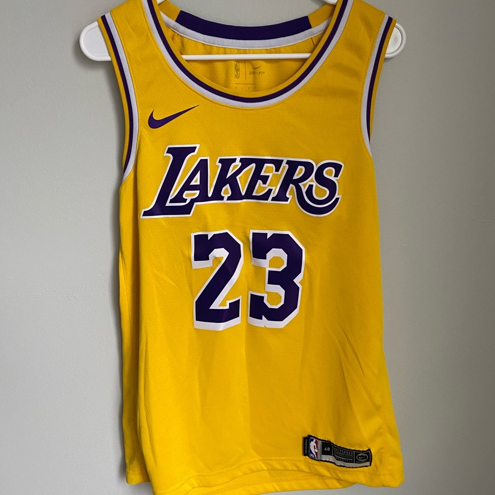 Nike Swingman Icon Lebron James Lakers Jersey Sz L